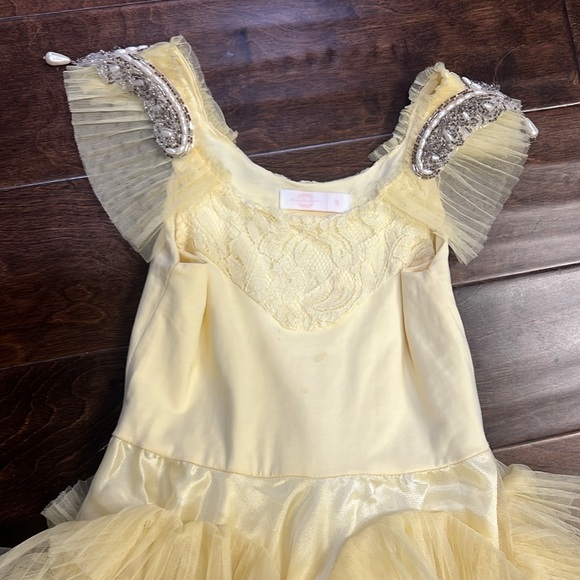 Dollcake Fairy Tale Yellow "Beauty" Frock 8 - Picture 5 of 6